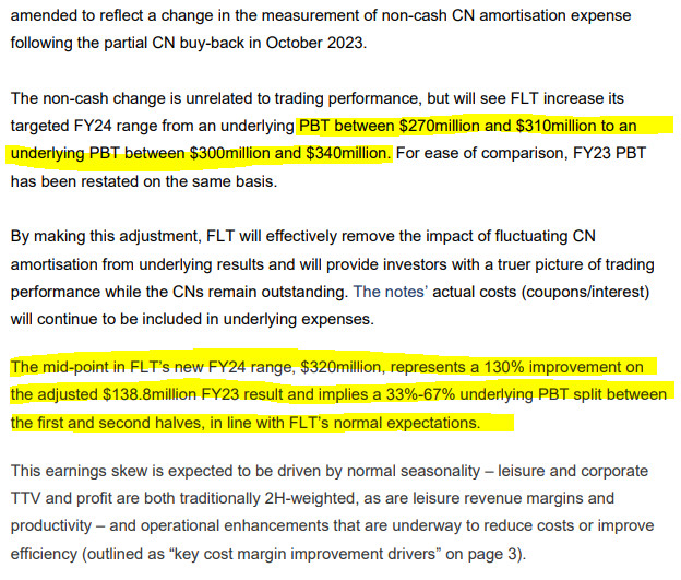 FLT earnings and outlook 2